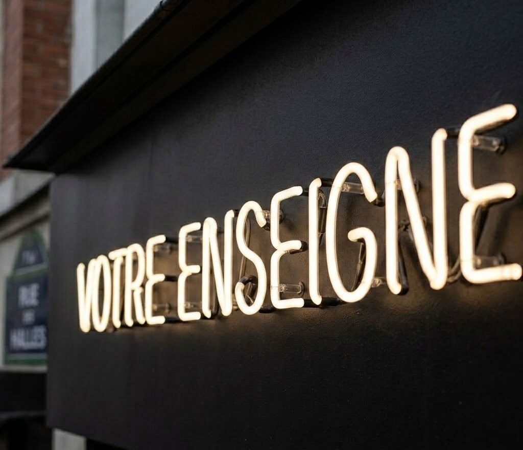 Votre enseigne lumineuse sur mesure — création, fabrication et pose