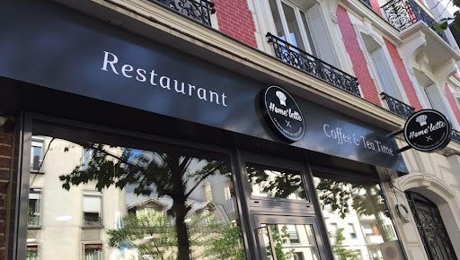 Habillage de devanture restaurant Home'lette